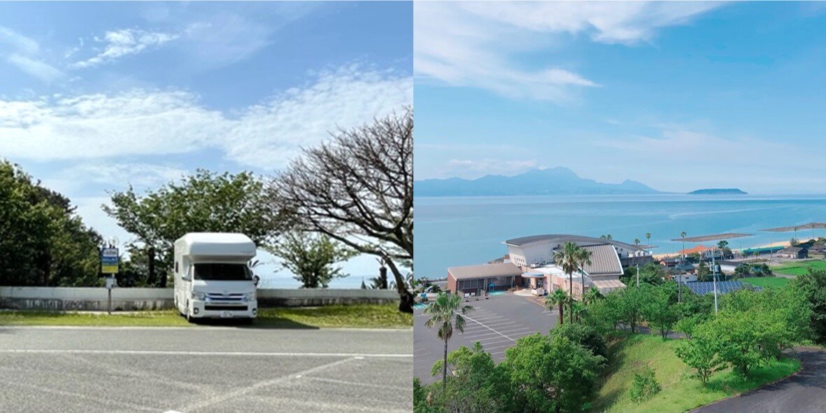熊本県天草市「RVパークsmart 道の駅有明 リップルランド」OPENしました！